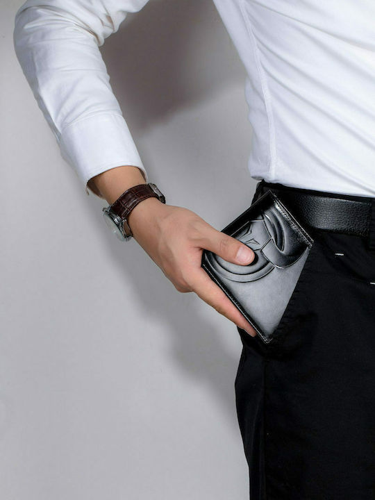 Leather Men's Wallet Classic with RFID Black