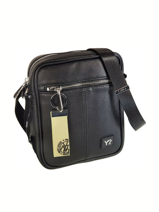 Herrentasche Schulter / Crossbody Schwarz