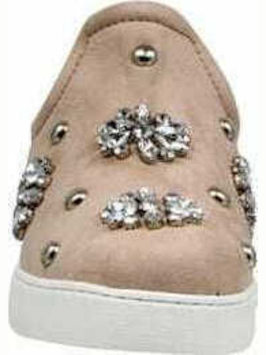 Perfume2 Athletic Γυναικεία Slip-On Πάνινα Nude