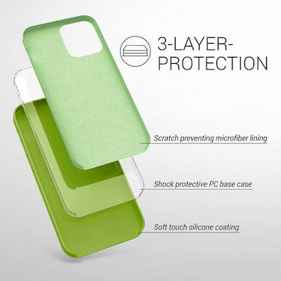 KWmobile Rubber Silicone Back Cover Green Pepper (iPhone 12 Pro Max)