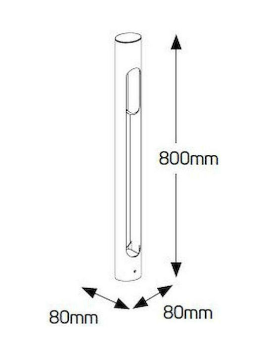 Geyer Geyer Außenstehlampe für Außenbereich 16W IP54 Für Lampenbirnensockel Schwarz