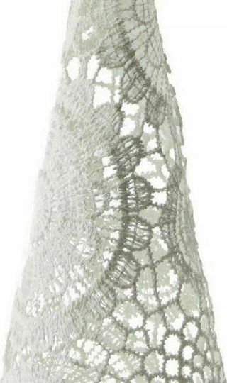 Christmas Decorative Tree Cone 32cm White