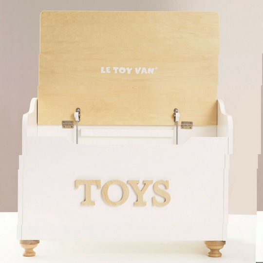 Le Toy Van Παιδικό Κουτί Αποθήκευσης από Ξύλο Λευκό 68x43x53cm