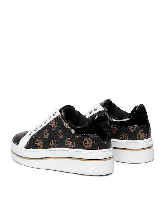 Guess Women's Flatforms Sneakers Brown