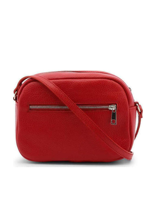 Made In Italia Emilia Leather Women's Bag Shoulder Red