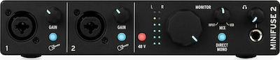 Arturia Minifuse 2 USB to PC External Audio Interface Black