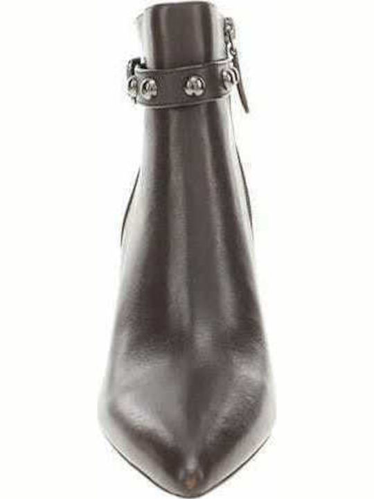 Fatrina Leather Women's Ankle Boots Brown