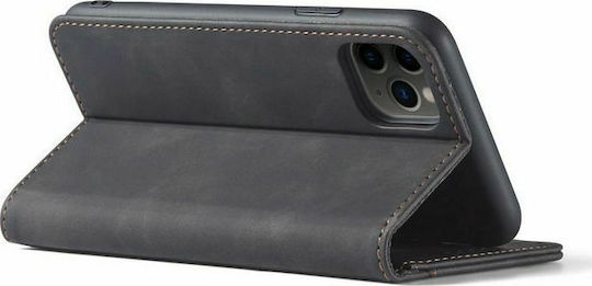 Bodycell PU Leather Wallet Piele artificială Negru (iPhone 13 Pro Max)