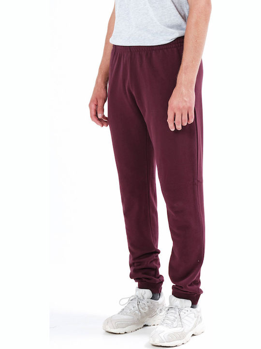 Sweatpants with Elastic Wine