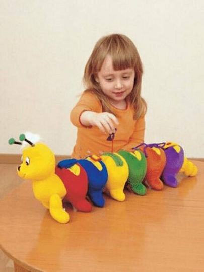 Edushape Plush Colorful Caterpillar Dress-A-Pillar 60 cm