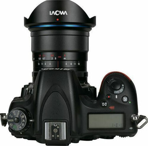 Laowa Full Frame Camera Lens 14mm f/4 Zero-D Ultra-Wide Zoom for Canon EF Mount Black