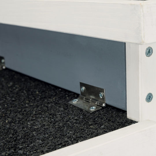 Trixie Rodent Cage Two-Door Gray/White Cage for Small Animals 70x43x45cm