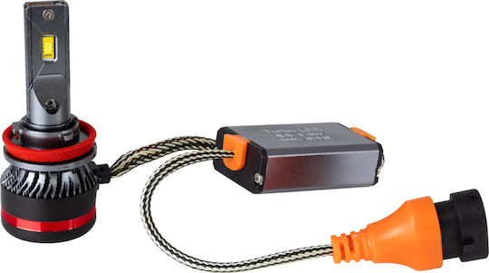 GloboStar Lampen Auto Extreme Series H16 Canbus LED 6000K Kaltes Weiß 9-32V 100W 2Stück