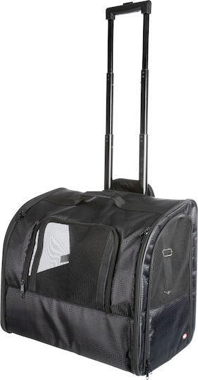Trixie Elegance Dog/Cat Carrying Black Trolley for 10kg Pets L41xW31xH45cm