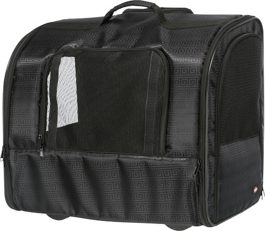 Trixie Elegance Dog/Cat Carrying Black Trolley for 10kg Pets L41xW31xH45cm