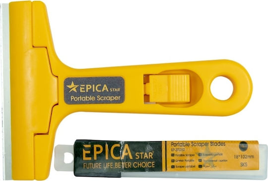Epica Star Ξύστρα Εργασίας με Πλαστική Λαβή 102mm