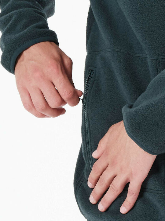 212.EM29.109 Men's Fleece Cardigan Green