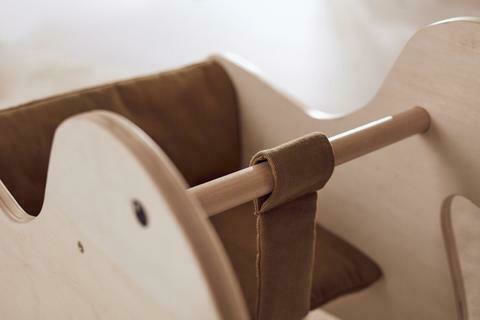 Kids Concept Ξύλινο Κουνιστό Παιχνίδι Δεινόσαυρος για 10+ μηνών για Βάρος έως 50kg Μπεζ