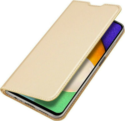 Dux Ducis Skin Pro Book Δερματίνης Χρυσό (Galaxy A03s)