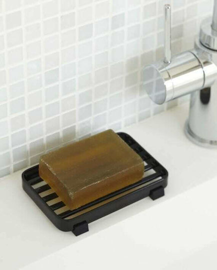 Yamazaki Wall Mounted Soap Dish Tower Black Yamazaki Wall Mounted Soap Dish Tower Black