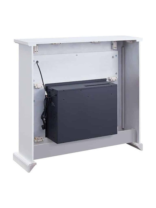 Richen Ermis Επιδαπέδιο Ηλεκτρικό Τζάκι 2000W 110x99cm Λευκό