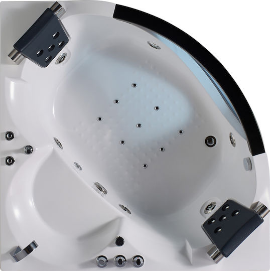 Vinci Phuket Acrylic Bathtub with Hydromassage 150x150cm