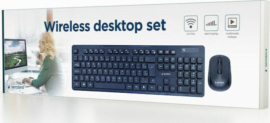 Gembird KBS-WCH-03 Wireless Keyboard & Mouse Set English US