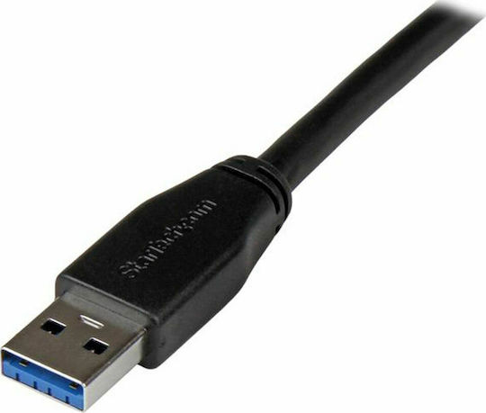 StarTech USB 3.0 Кабел USB-A мъжки - USB-B мъжки Черен 5м USB3SAB5M