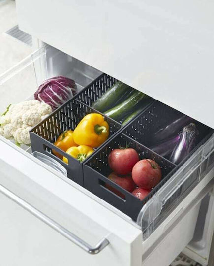 Yamazaki Plastic Storage Basket Black YMZK