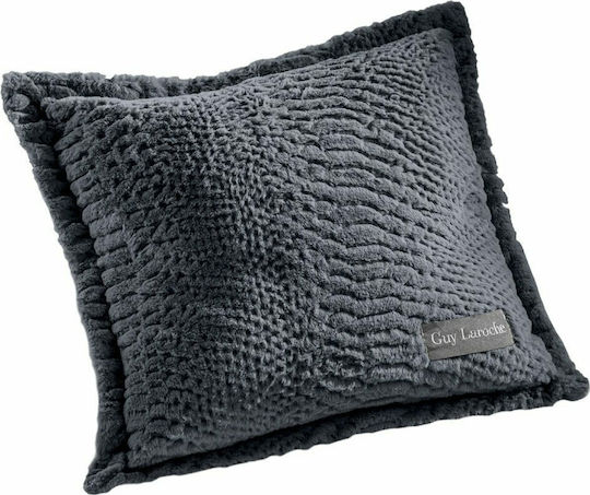 Guy Laroche Crusty Διθέσιου Καναπέ Π170xΜ250cm Carbon με Μαξιλαροθήκη