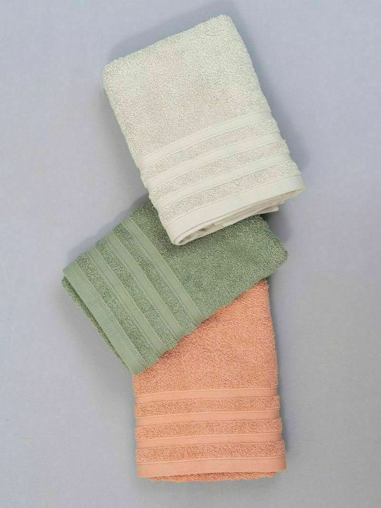 Palamaiki 3pc Bath Towel Set Beren Smoke Weight 550gr/m²