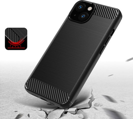 Powertech Back Cover Σιλικόνης Μαύρο (iPhone 13 mini)