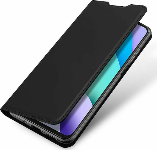 Dux Ducis Skin Pro Книга От Изкуствена Кожа Черен Redmi 10 / 10 2022