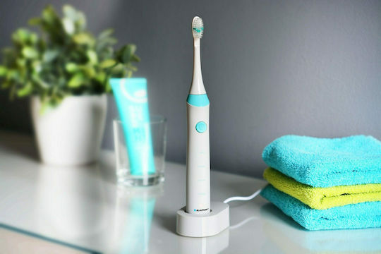 Blaupunkt DTS612 Sonic Toothbrush Ηλεκτρική Οδοντόβουρτσα με Χρονομετρητή και Αισθητήρα Πίεσης Λευκή