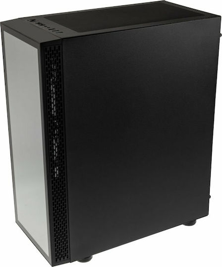Kolink Void Rift Gaming Midi-Turm Computergehäuse mit Seitenfenster und RGB-Beleuchtung Schwarz