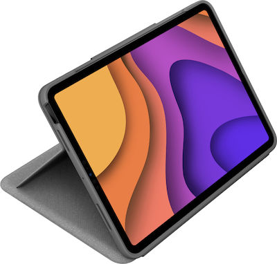 Logitech Folio Touch Flip Cover Υφασμάτινο με Πληκτρολόγιο Oxford Grey (iPad Air 2020/2022)