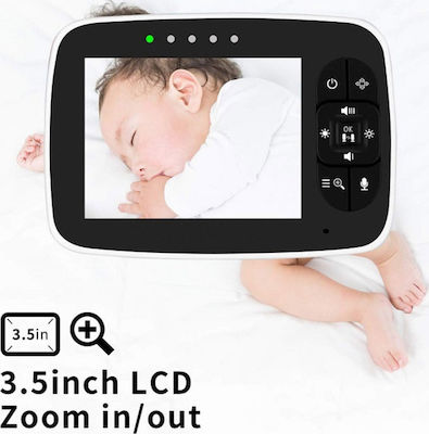 Ασύρματη Ενδοεπικοινωνία Μωρού με Κάμερα & Οθόνη 3.5" με Αμφίδρομη Επικοινωνία