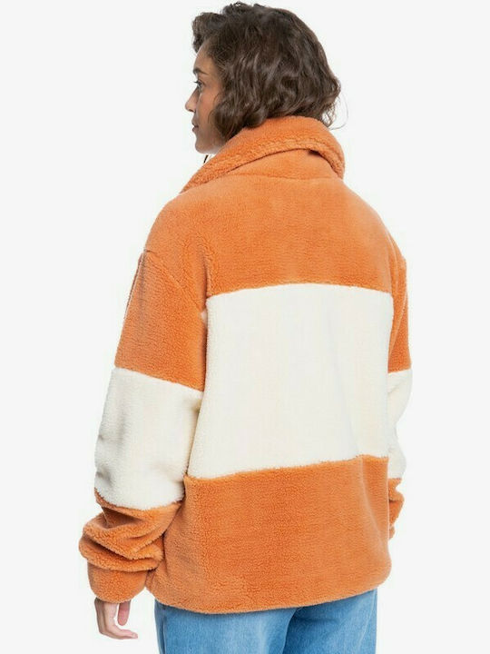 Roxy Women's Short Lifestyle Jacket for Winter Orange