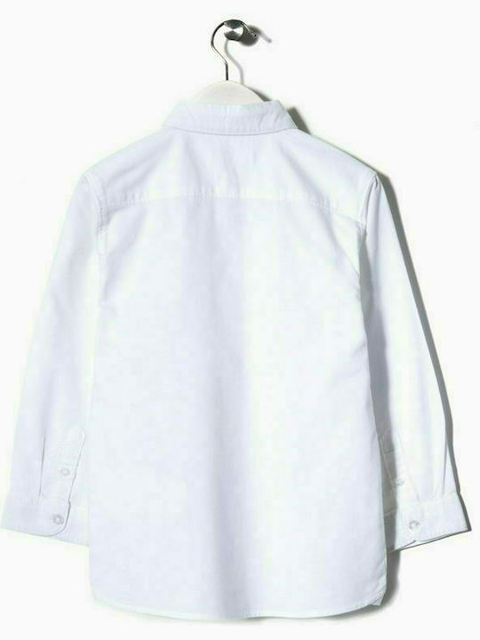 Oxford Shirt White Zippy