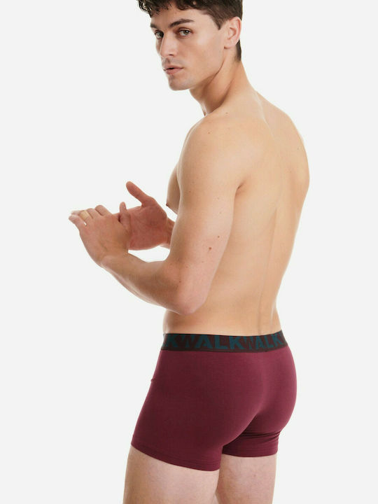 Men's Boxers Grenache / Dark Green 2Pack