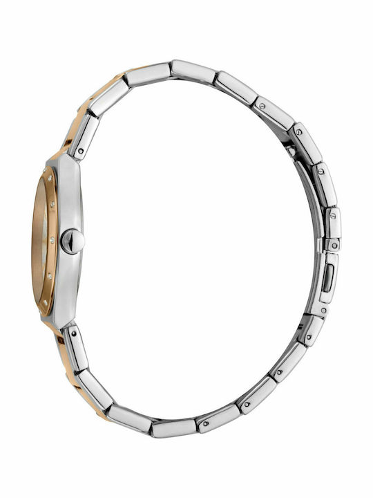 Esprit Ceas de Damă cu Rose Gold Brățară Metalică