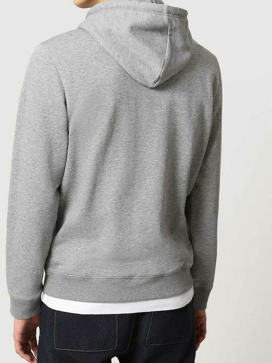 Napapijri Herren Sweatshirt mit Kapuze und Taschen Gray NP0A4FQY-160