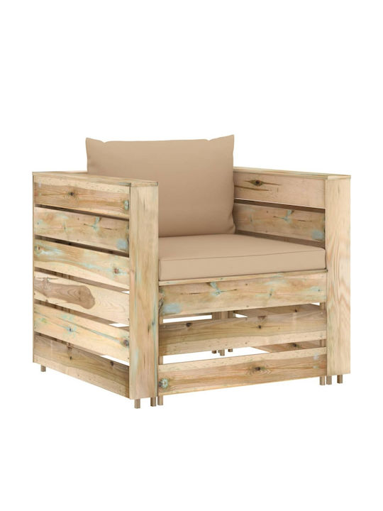 Garden & Outdoor Furniture Sets Living Room Set Pieces Green with Pillows