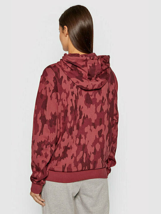 Ellesse Women's Hooded Sweatshirt Burgundy