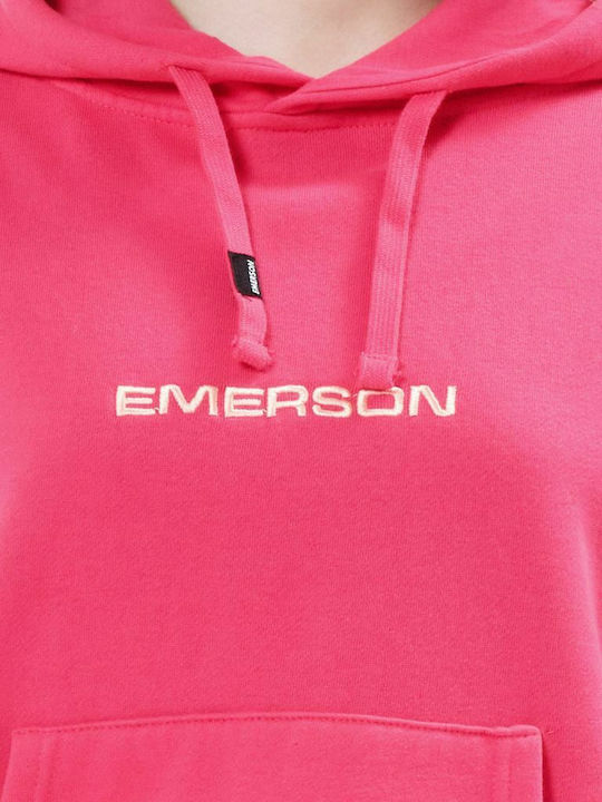 Women's Sweatshirt Hooded Fuchsia
