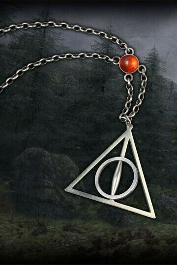 The Noble Collection Harry Potter Xenophilius Lovegoods Halskette Hängend Replik Länge 56cm im Maßstab 1:1