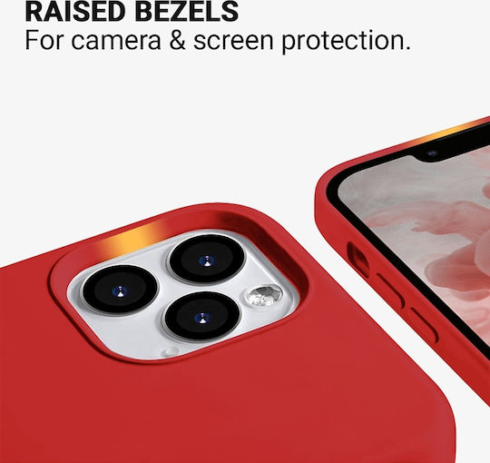 Crong Color Back Cover Σιλικόνης Κόκκινο (iPhone 13 Pro)