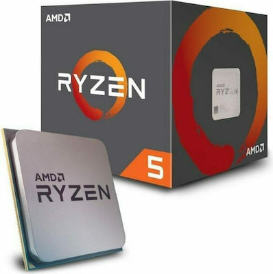 AMD Ryzen 5 1600 AF 3.2GHz Επεξεργαστής 6 Πυρήνων για Socket AM4 σε Κουτί με Ψύκτρα