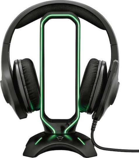 Trust GXT 265 Cintar Desktop Headphone Stand with LED Lighting and USB Port Black