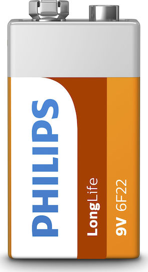 Philips LongLife Цинкови батерии Цинк 9V 1бр